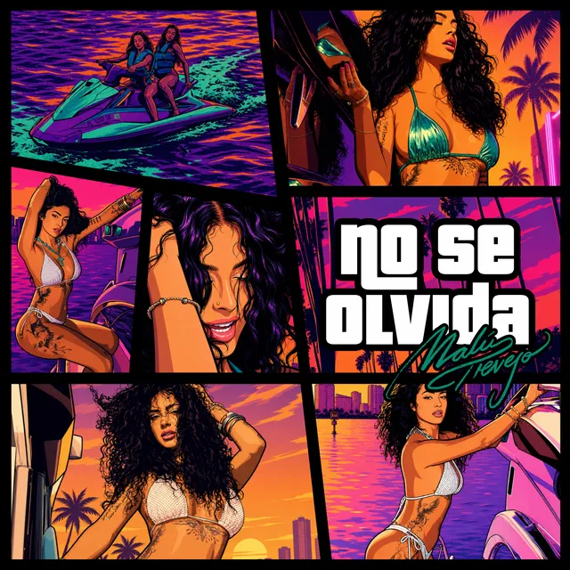 Cover artwork for Malú Trevejo's new single "No Se Olvida"